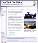 Canvas Country: Custom marine canvas covers, bimini tops, cockpit enclosures, and upholstery